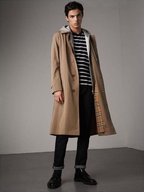 burberry extra long car coat|burberry car coat men's.